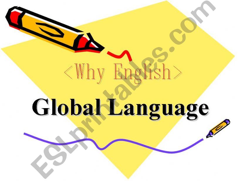 Why Learn English powerpoint