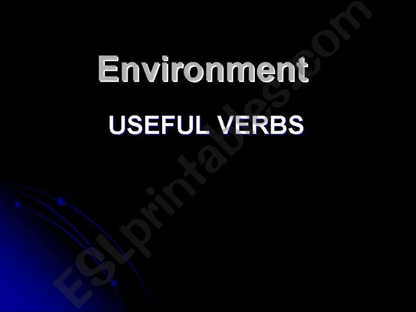 Environment powerpoint