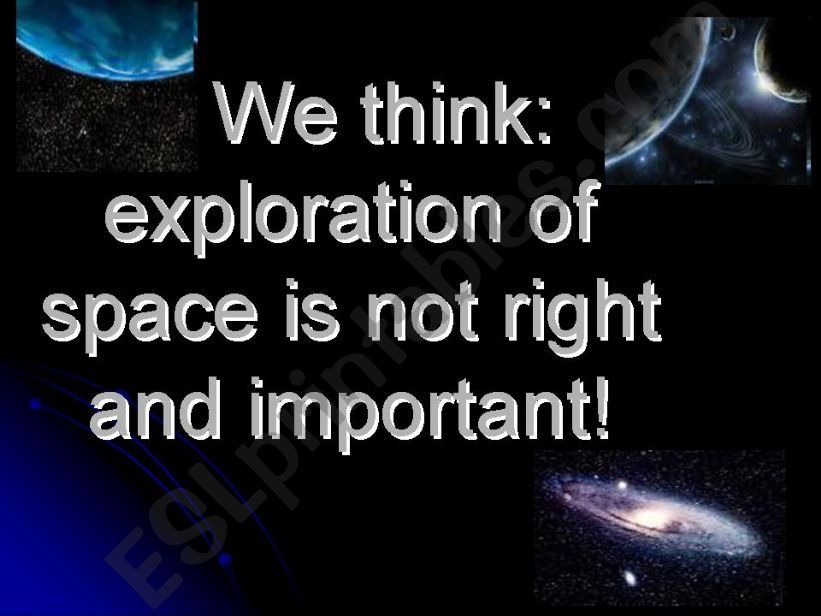 Arguments against space exploration