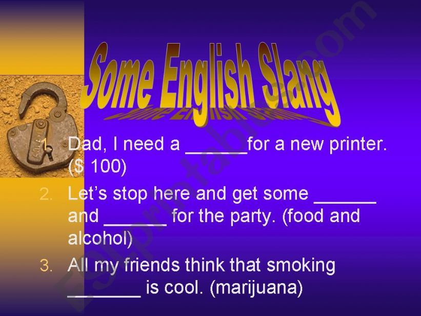 Slang powerpoint