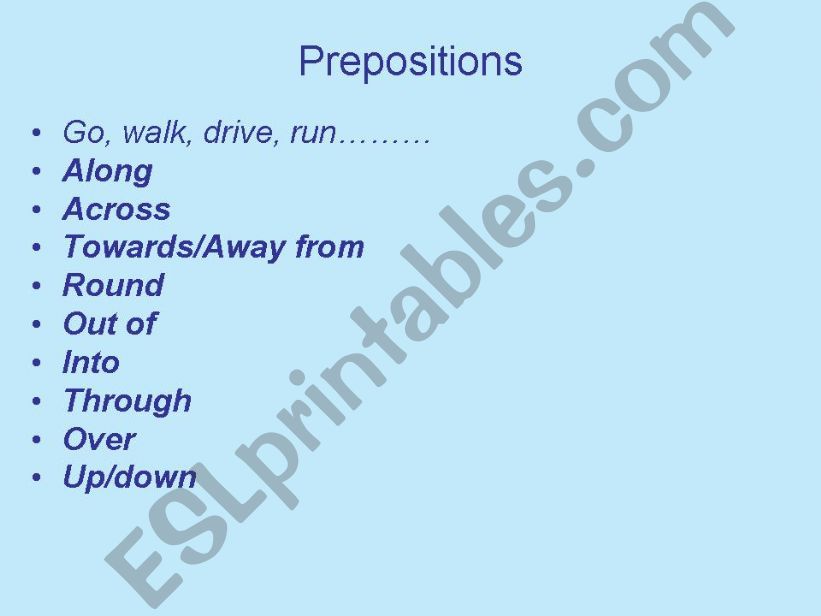 preposition powerpoint