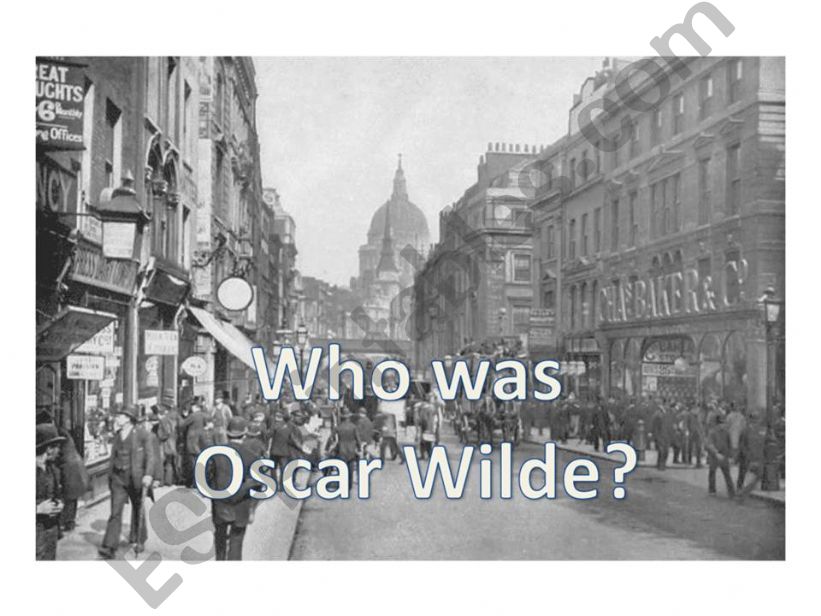 Oscar Wilde Presentation powerpoint