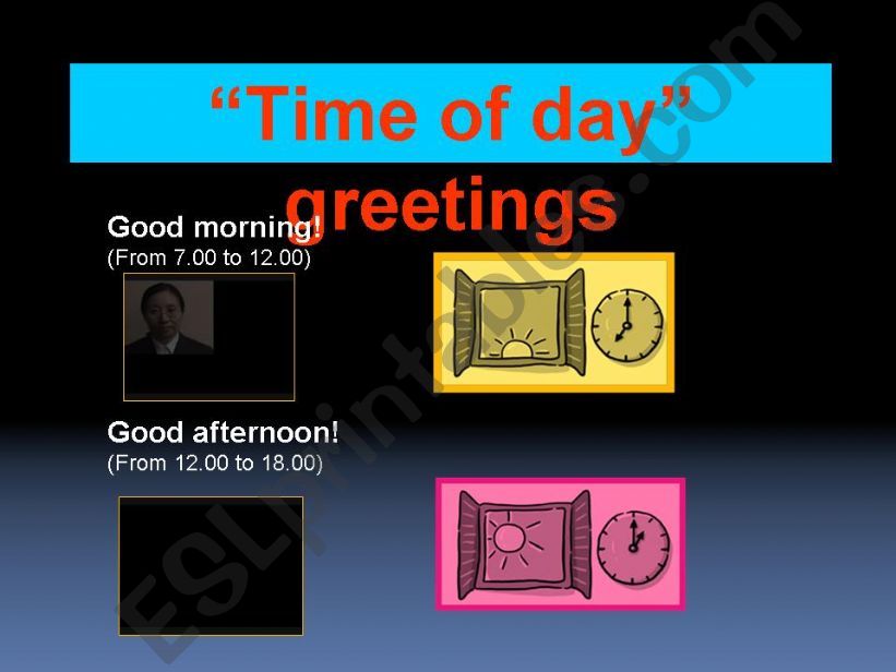 Greetings (Part 3) powerpoint