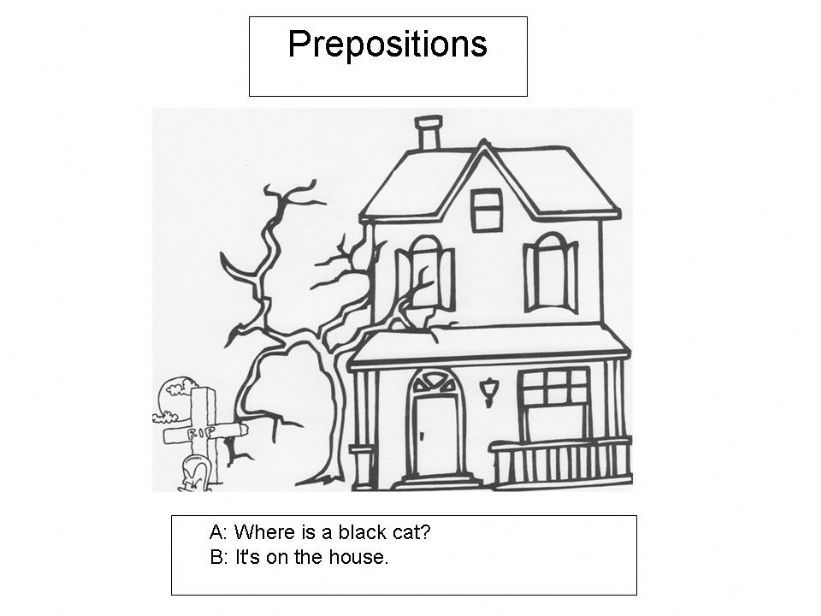 Halloween prepositions powerpoint