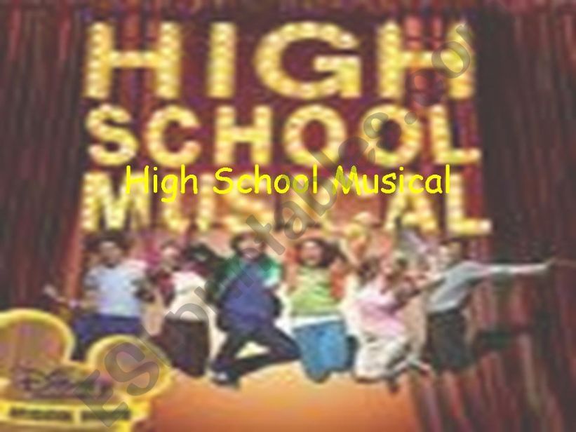 high school musical powerpoint