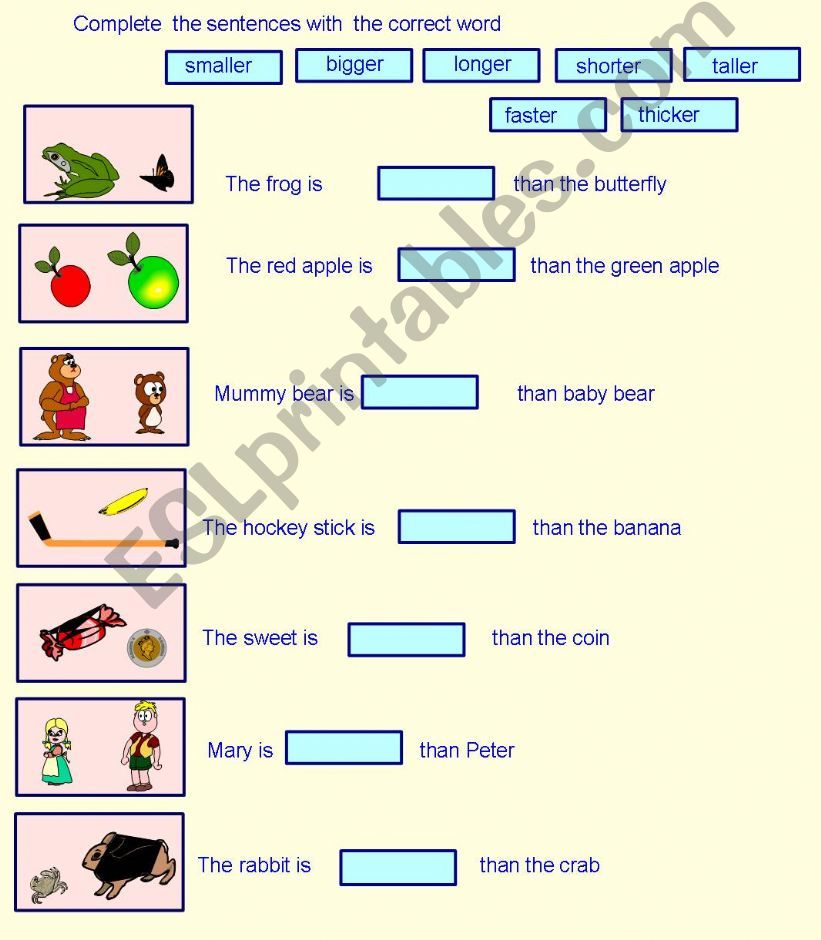 comparatives powerpoint