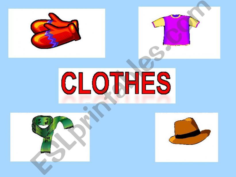 Clothes Part 2 powerpoint