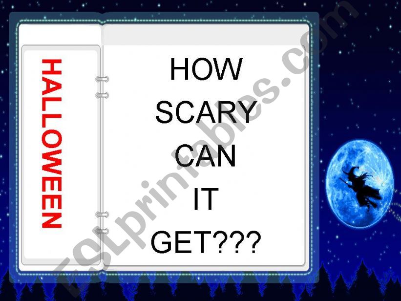 advanced Halloween workshop powerpoint