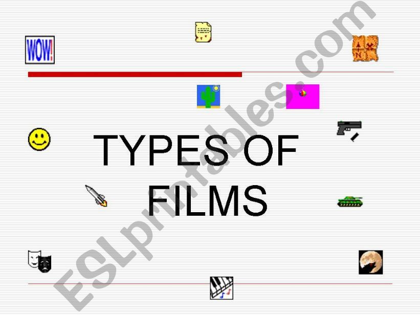 Types of Films powerpoint