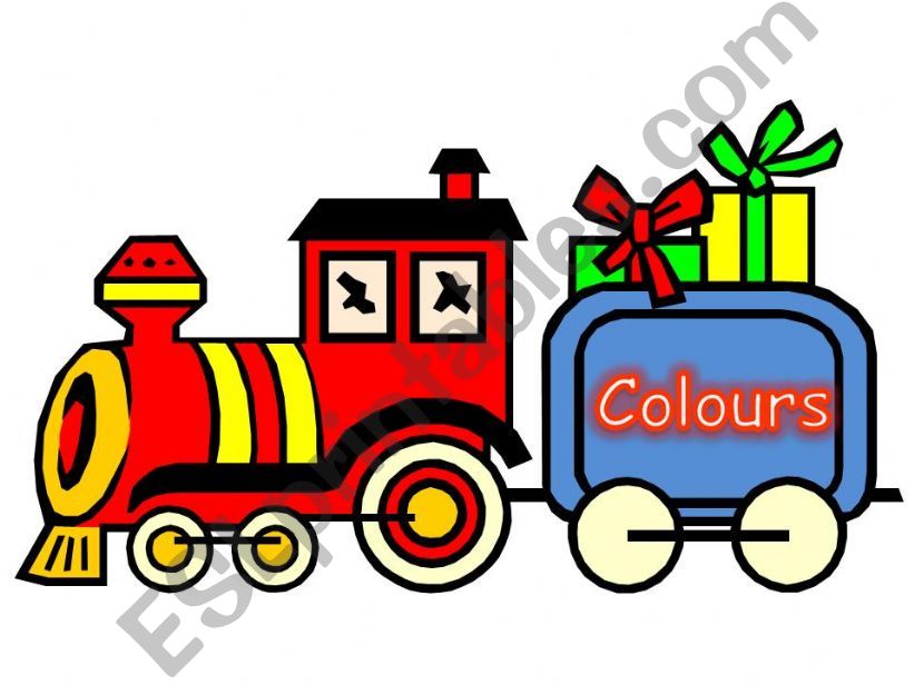 COLOURS TRAIN DISPLAY powerpoint