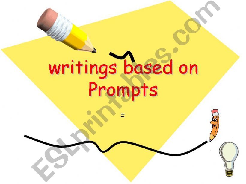 writing based on prompts powerpoint