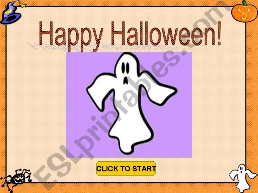 HALLOWEEN VOCABULARY GAME powerpoint