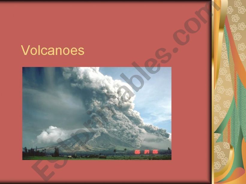 Volcanoes powerpoint