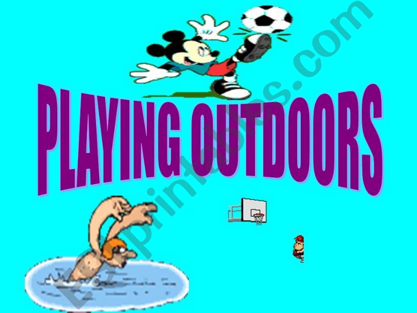 OUTDOOR ACTIVITIES powerpoint