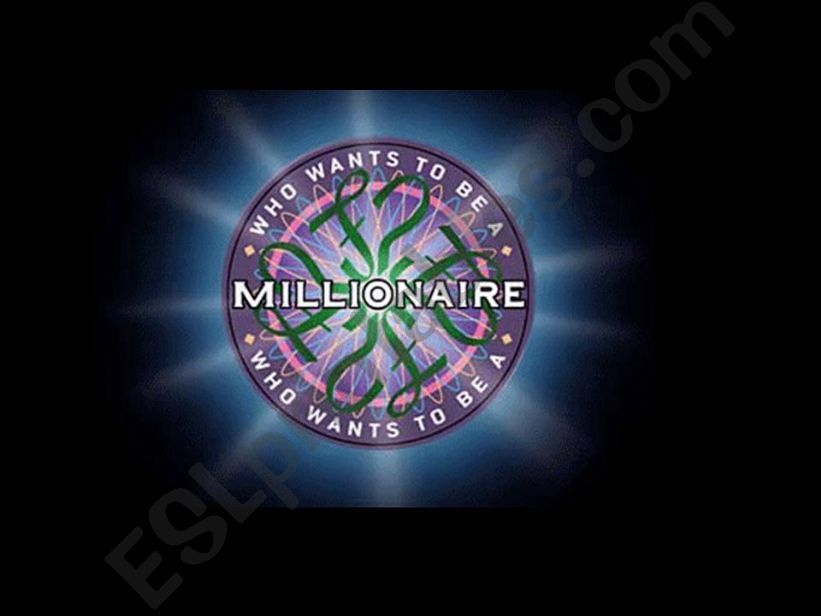Who wants to be a millionaire powerpoint