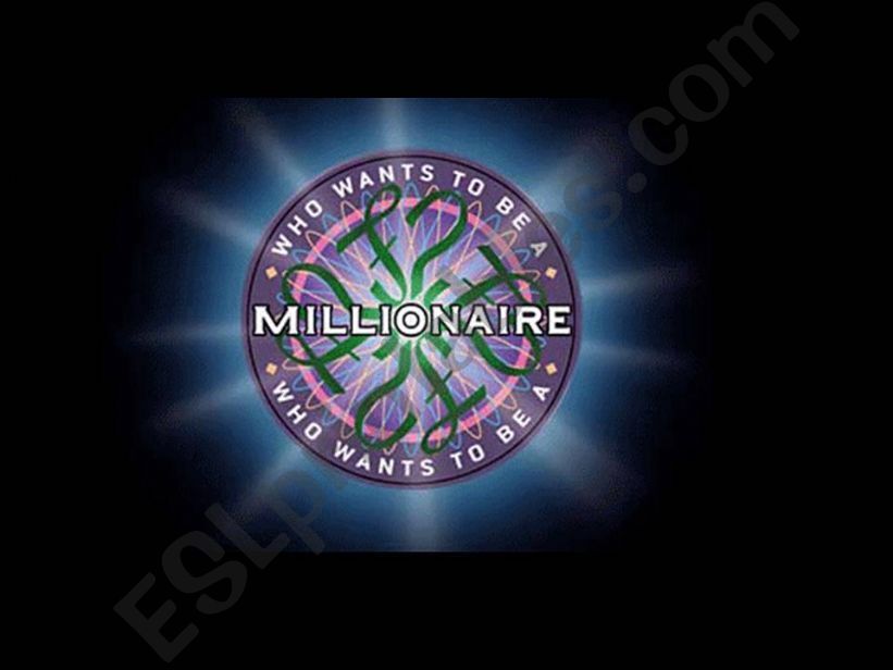 Who wants to be a millionaire powerpoint