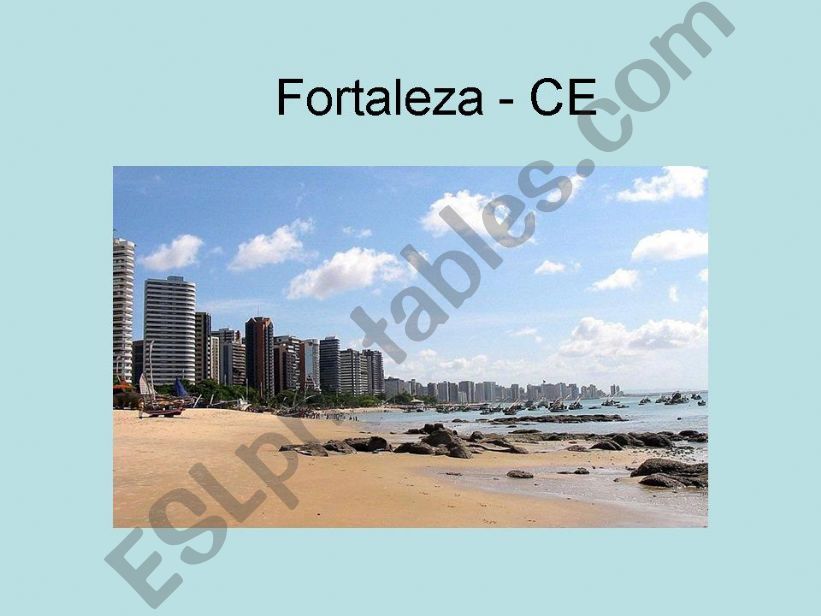 Beautiful beaches in Brazil powerpoint