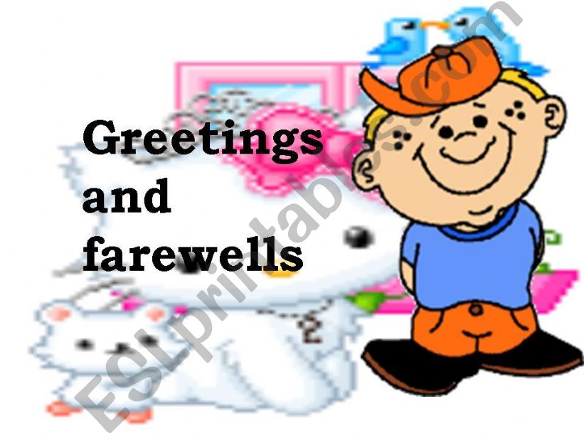 greetings and farewells simple