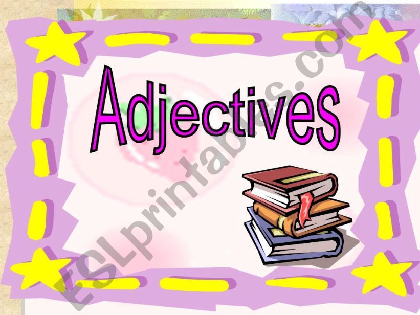 Adjectives powerpoint