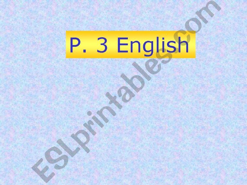 Present Continuous powerpoint