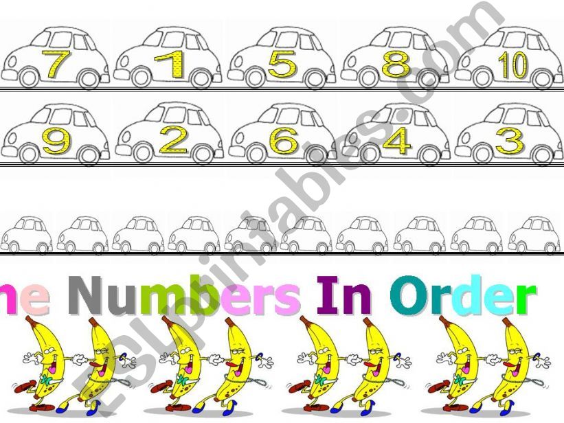 numbers in order powerpoint