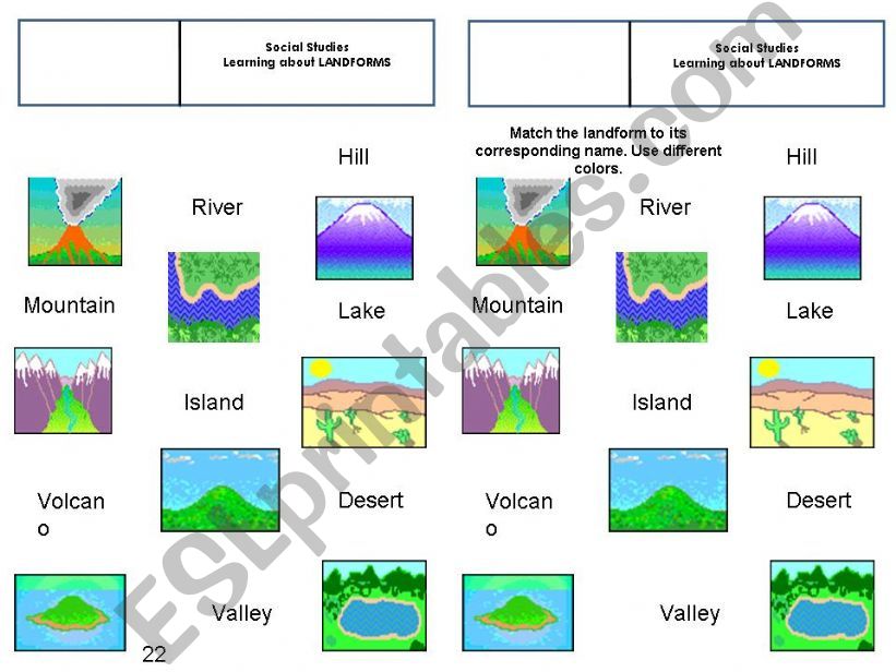 Landforms powerpoint