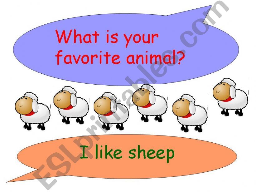 Farm animals II - What is your favourite animal