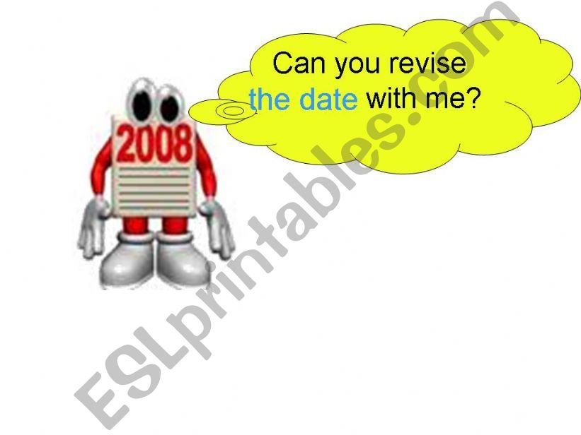 the date powerpoint
