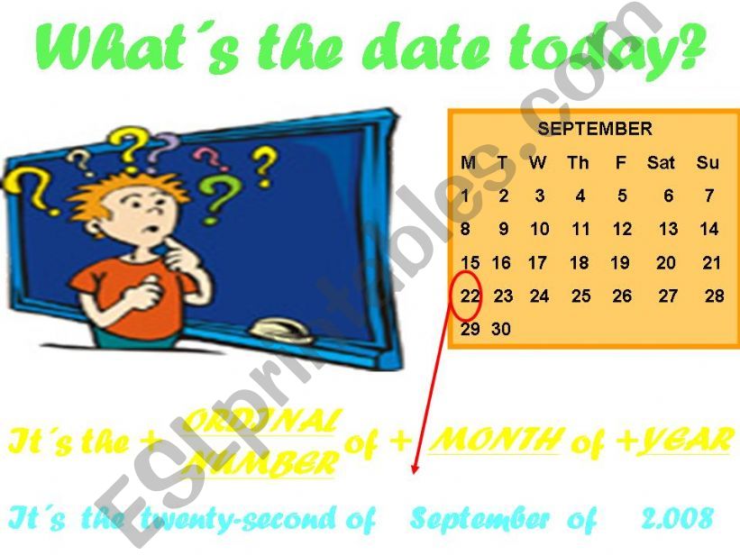 The date powerpoint
