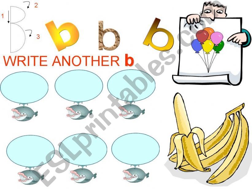 the letter B powerpoint