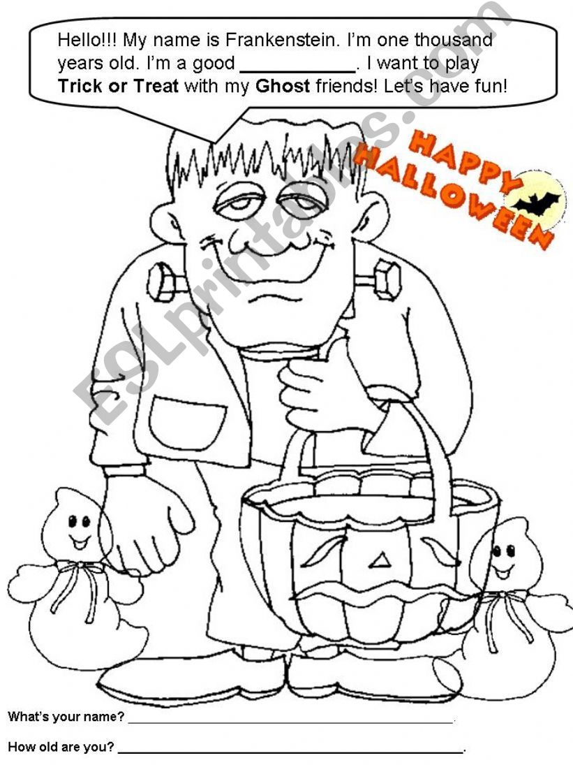 halloween coloring powerpoint