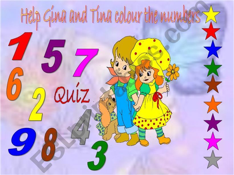 color and numbers game part 2 powerpoint