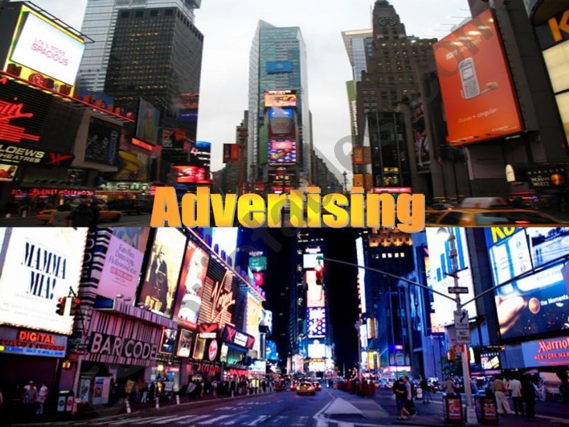 Advertising (TV commercials (1/2)