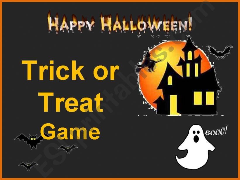 Trick or Treat Game 1of2 powerpoint