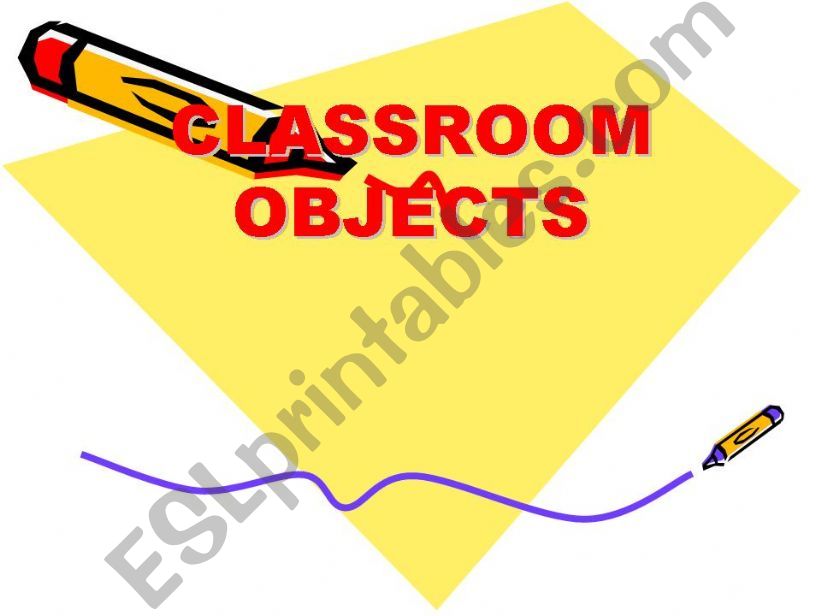 clasroom ocjectives powerpoint