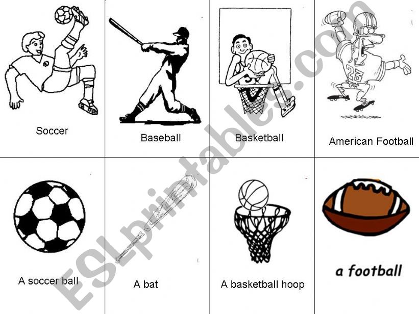 Memory Game Sports powerpoint