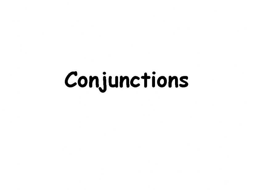 conjunction powerpoint