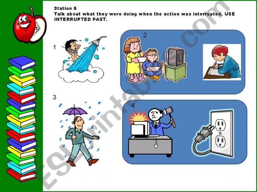 Interrupted past powerpoint