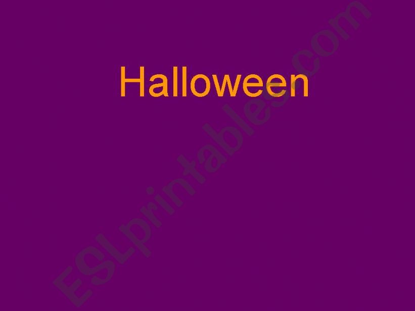 Halloween powerpoint