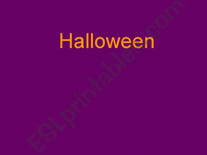 Halloween powerpoint