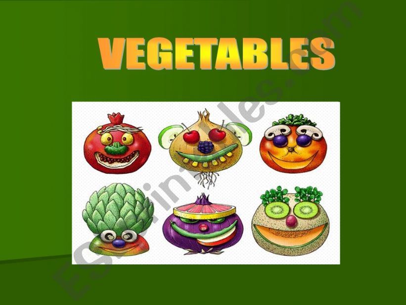 CRAZY VEGETABLES- game powerpoint