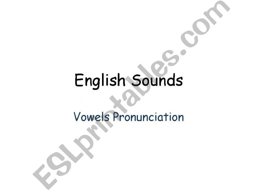 Phonetic vowels power point powerpoint