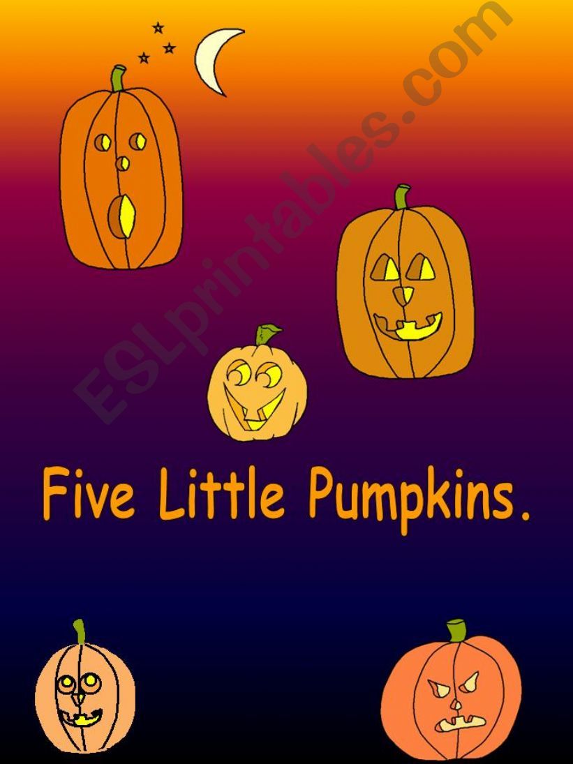 Five Little Punpkins powerpoint