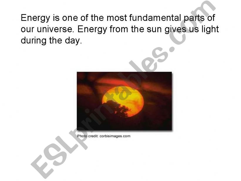 ENERGY powerpoint