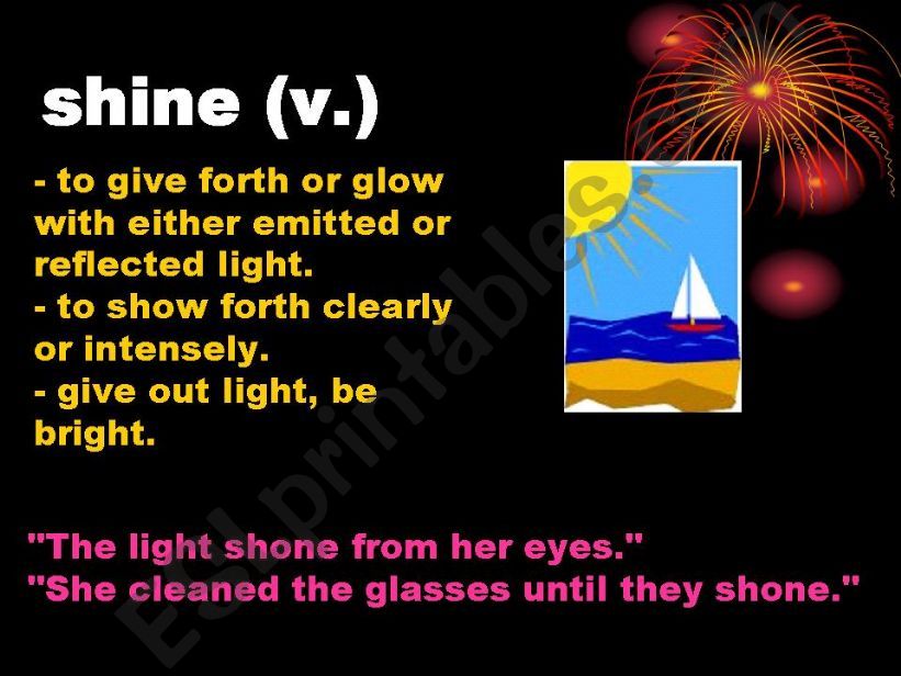 Describing Lights (PART TWO) powerpoint