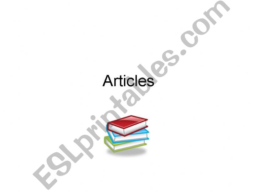 Articles powerpoint