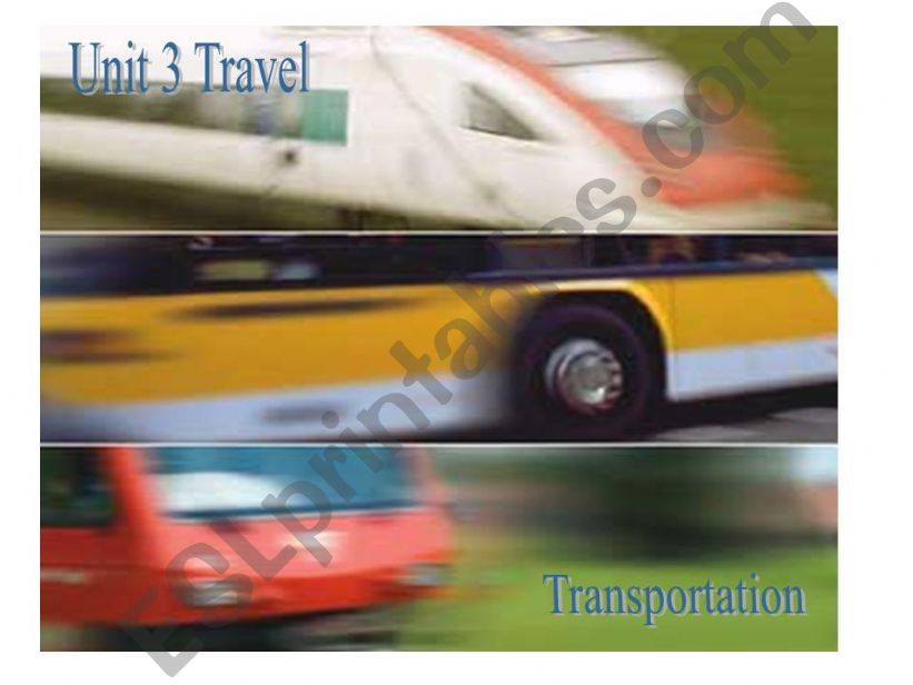 transportation powerpoint