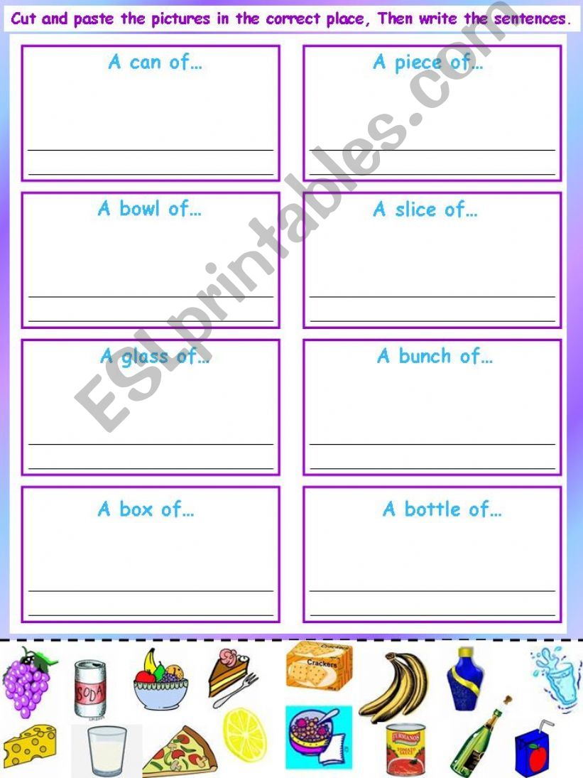 QUANTIFIERS (CUT AND PASTE) powerpoint