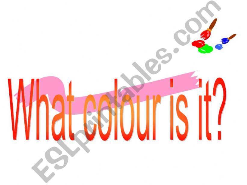 What colour is it? powerpoint