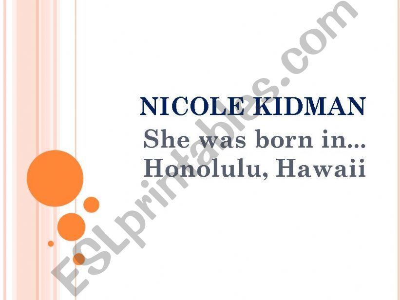 Nicole Kidman 1 powerpoint